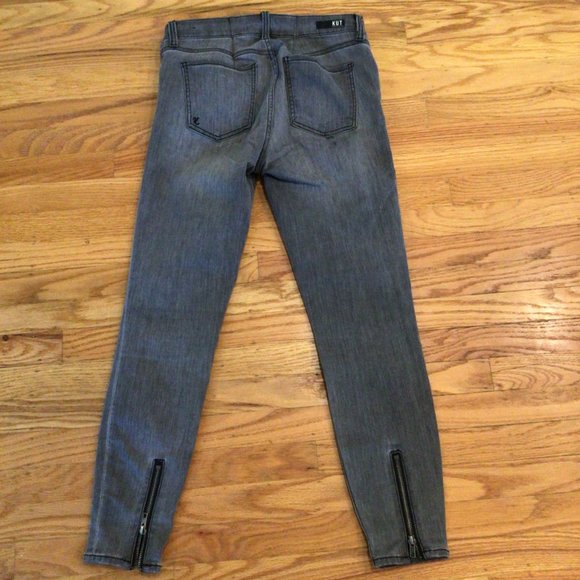 Kut from the Kloth Size 4 Grey Skinny zip ankle - Picture 2 of 16